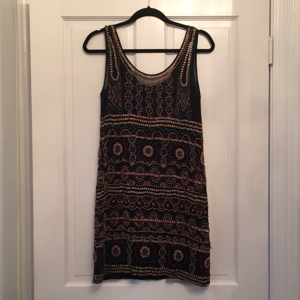 Kachel Ardennes beaded dress from Anthropologie